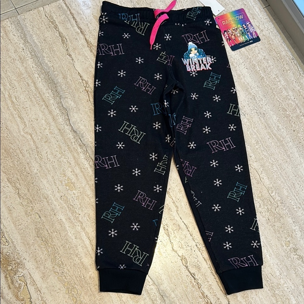🆕 NWT Rainbow High Black Joggers